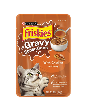 Purina Friskies Gravy Sensations With Chicken In Gravy