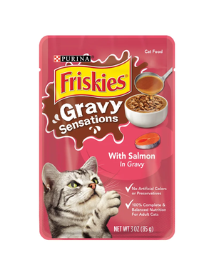 Purina Friskies Gravy Sensations With Salmon In Gravy