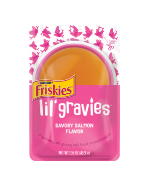 Purina Friskies Lil' Gravies Savory Salmon Flavor