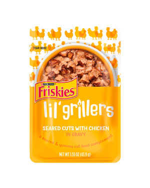 Purina Friskies Lil' Grillers Seared Cuts With Chicken In Gravy