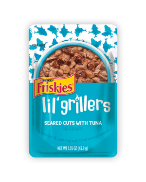 Purina Friskies Lil' Grillers Seared Cuts With Tuna In Gravy