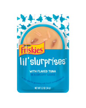Purina Friskies Lil' Slurprises With Flaked Tuna In A Dreamy Sauce