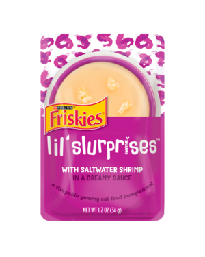 Purina Friskies Lil' Slurprises With Saltwater Shrimp In A Dreamy Sauce