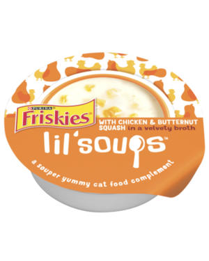 Purina Friskies Lil' Soups With Chicken & Butternut Squash In A Velvety Broth