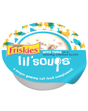 Purina Friskies Lil' Soups With Tuna In A Velvety Chicken Broth
