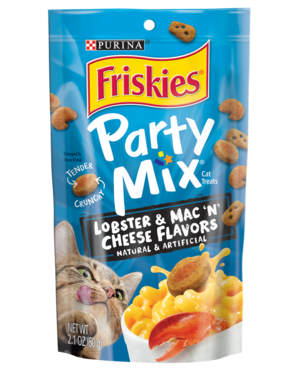 Purina Friskies Party Mix Lobster & Mac 'N' Cheese Flavors