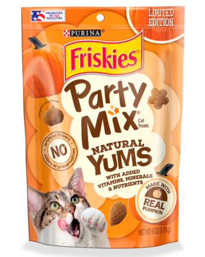 Purina Friskies Party Mix Natural Yums Made With Real Pumpkin