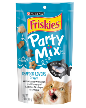 Purina Friskies Party Mix Seafood Lovers Crunch