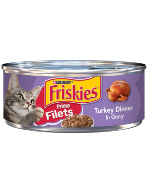 Purina Friskies Prime Filets Turkey Dinner In Gravy