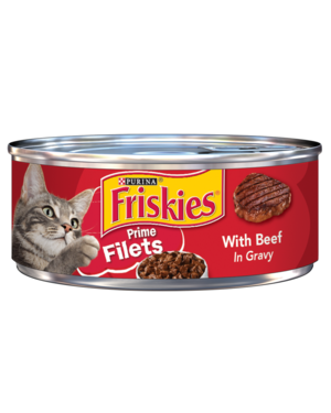 Purina Friskies Prime Filets With Beef In Gravy