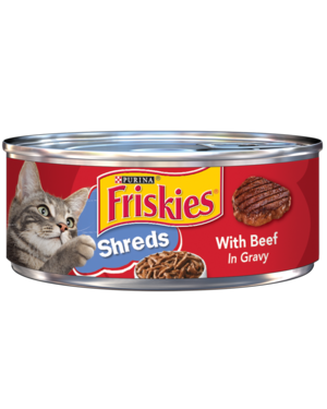 Purina Friskies Shreds With Beef In Gravy