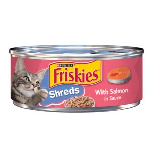 Purina Friskies Shreds With Salmon In Sauce