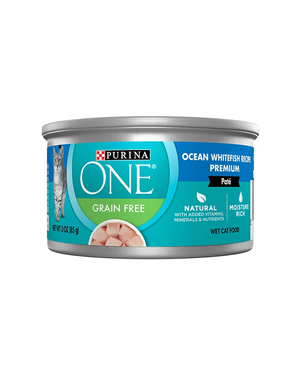 Purina One Grain Free Ocean Whitefish Recipe Premium Pate