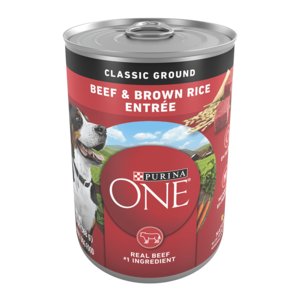 Purina One SmartBlend Beef & Brown Rice Entree (Classic Ground)