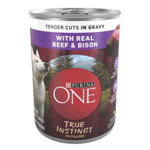 Purina One True Instinct With Real Beef & Bison (Tender Cuts In Gravy)
