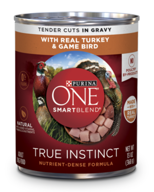 Purina One SmartBlend True Instinct With Real Turkey & Game Bird (Tender Cuts In Gravy)