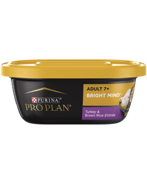 Purina Pro Plan Bright Mind Turkey & Brown Rice Entree For Adult 7+