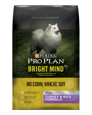 Purina Pro Plan Bright Mind Turkey & Rice Formula For Adult 7+