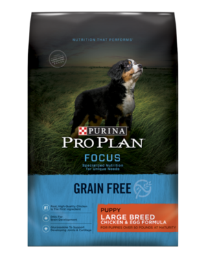 Purina Pro Plan Focus Grain Free Chicken & Egg Formula For Large Breed Puppies
