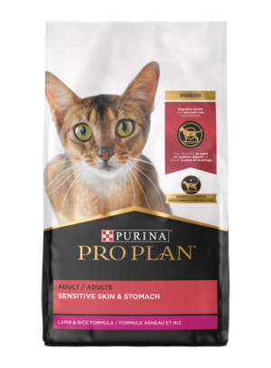 Purina Pro Plan Sensitive Skin & Stomach (Specialized) Lamb & Rice Formula For Adult Cats