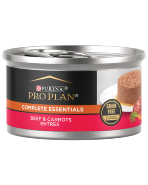 Purina Pro Plan Complete Essentials Grain Free Classic Beef & Carrots Entree