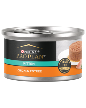 Purina Pro Plan Grain Free Classic Chicken Entree For Kittens