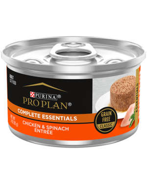 Purina Pro Plan Complete Essentials Chicken & Spinach Entrée (Grain Free Classic)