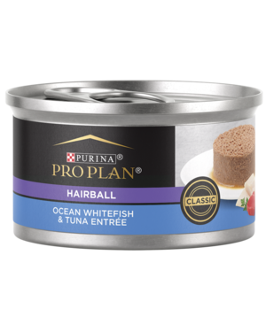 Purina Pro Plan Hairball Ocean Whitefish & Tuna Entree (Classic)