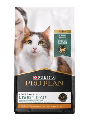 Purina Pro Plan LiveClear (Specialized) Chicken & Rice Formula For Adult Cats