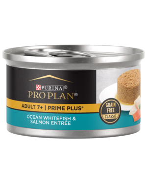 Purina Pro Plan Prime Plus Adult 7+ Ocean Whitefish & Salmon Entree (Grain Free Classic)