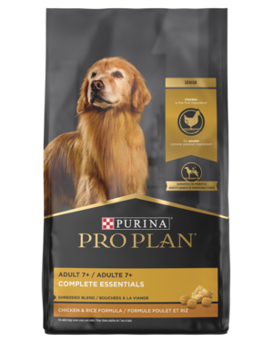 Purina Pro Plan Complete Essentials Shredded Blend Chicken & Rice Formula For Senior Dogs (Adult 7+)