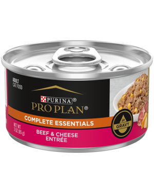 Purina Pro Plan Complete Essentials Beef & Cheese Entrée In Gravy