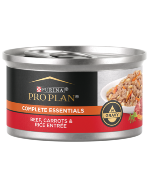 Purina Pro Plan Complete Essentials Beef, Carrots & Rice Entree In Gravy