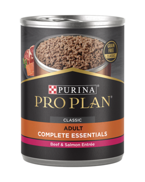Purina Pro Plan Complete Essentials Grain Free Classic Beef & Salmon Entree For Adult Dogs