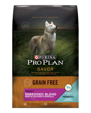 Purina Pro Plan Savor Grain Free Shredded Blend Beef & Salmon Formula For Adult Dogs