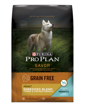 Purina Pro Plan Savor Grain Free Shredded Blend Turkey & Chicken Formula For Adult Dogs