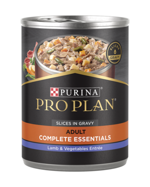 Purina Pro Plan Complete Essentials Lamb & Vegetables Entrée Slices In Gravy For Adult Dogs