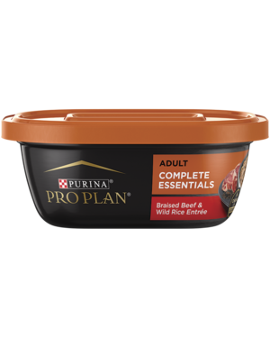 Purina Pro Plan Complete Essentials Braised Beef & Wild Rice Entree For Adult Dogs