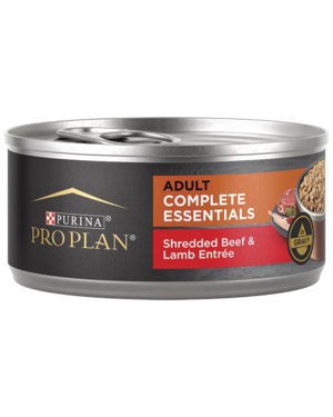 Purina Pro Plan Complete Essentials Shredded Beef & Lamb Entree In Gravy For Adult Dogs