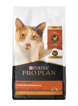 Purina Pro Plan Complete Essentials Shredded Blend Chicken & Rice Formula For Adult Cats
