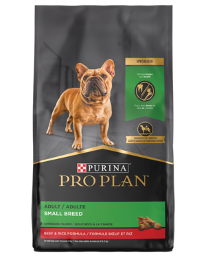 Purina Pro Plan Small Breed (Specialized) Shredded Blend Beef & Rice Formula For Adult Dogs
