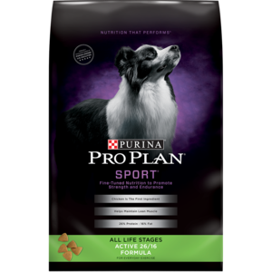 Purina Pro Plan Sport Active 26/16 Chicken & Rice Formula For Active Dogs