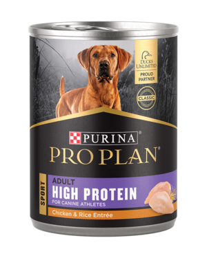 Purina Pro Plan Sport High Protein (Classic) Chicken & Rice Entrée For Adult Canine Athletes