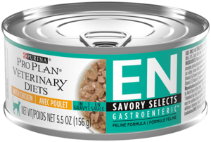Purina Pro Plan Veterinary Diets EN Gastroenteric (Savory Selects) Feline Formula With Chicken (Canned)