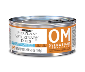 Purina Pro Plan Veterinary Diets OM Overweight Management Feline Formula With Ocean Whitefish and Chicken (Canned)