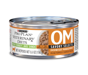 Purina Pro Plan Veterinary Diets OM Overweight Management (Savory Selects) Feline Formula With Turkey (Canned)