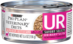 Purina Pro Plan Veterinary Diets UR Urinary St/Ox (Savory Selects) Salmon Recipe Feline Formula (Canned)