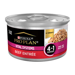Purina Pro Plan Vital Systems Beef Entrée In Gravy