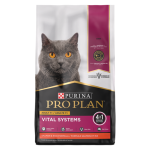 Purina Pro Plan Vital Systems Salmon & Rice Formula For Adult 7+ Cats
