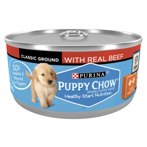 Purina Puppy Chow Classic Ground With Real Beef